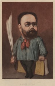 Emile Zola by Andre Gill